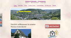Desktop Screenshot of pension-eckerskorn.de